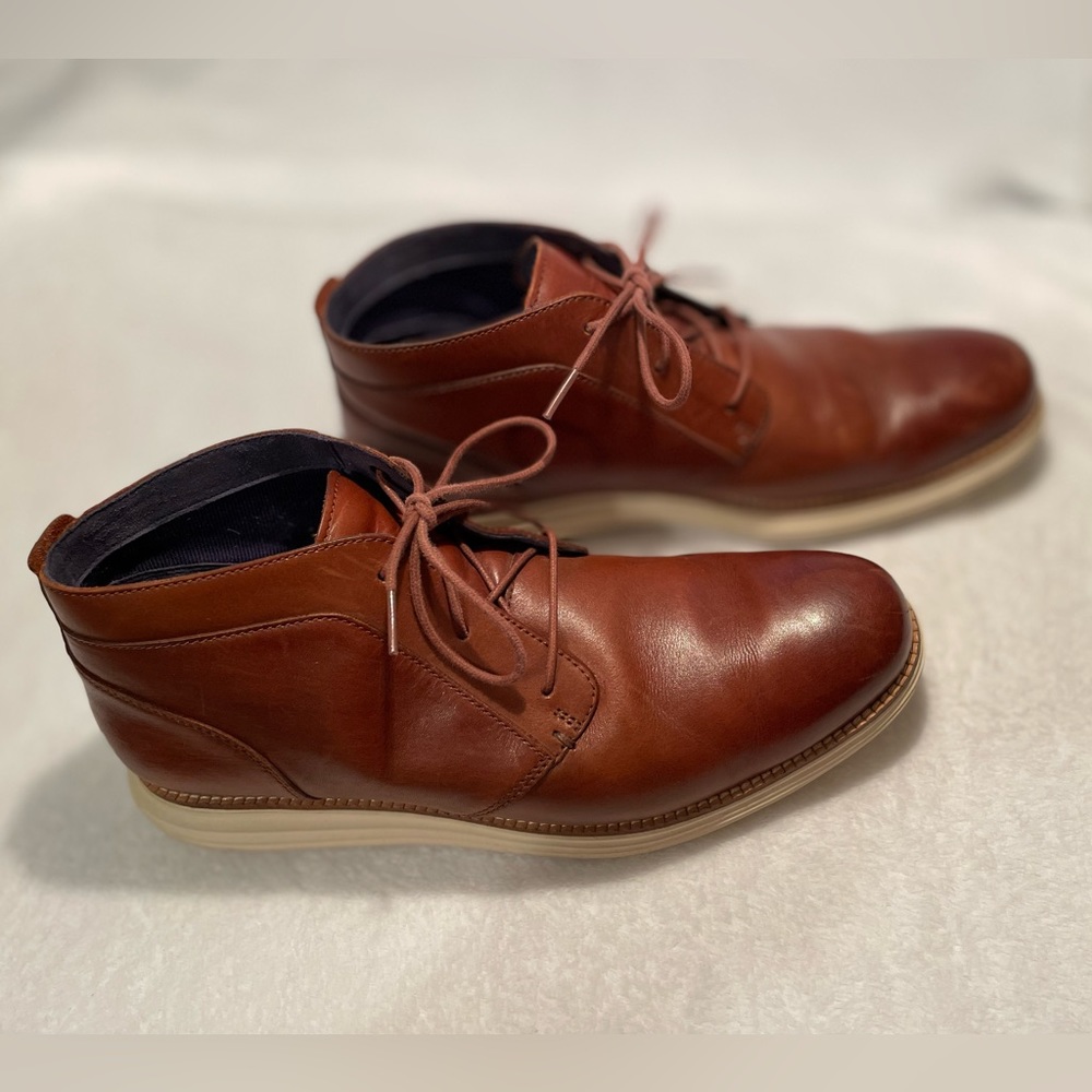 Cole Haan Original Grand OS Chukka Woodbury/ Ivory